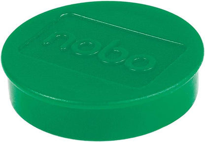 Nobo Magnetic Whiteboard Magnets, 38 mm, Pack of 10, 1915317, Coloured