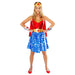 Rubie's 1000701XS Wonderwoman Erwachsenenkostüm für Damen, mehrfarbig, 34-36