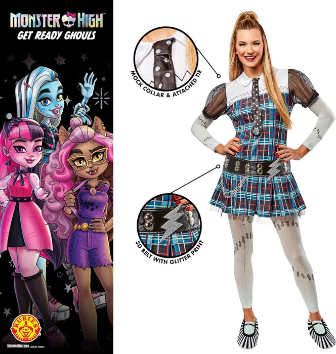 Rubie's Official Monster High Frankie Stein Adult Costume, Adult Fancy Dress