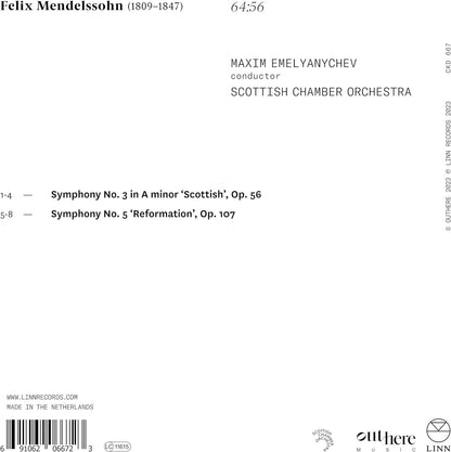 Felix Mendelssohn: Symphonies Nos. 3 & 5