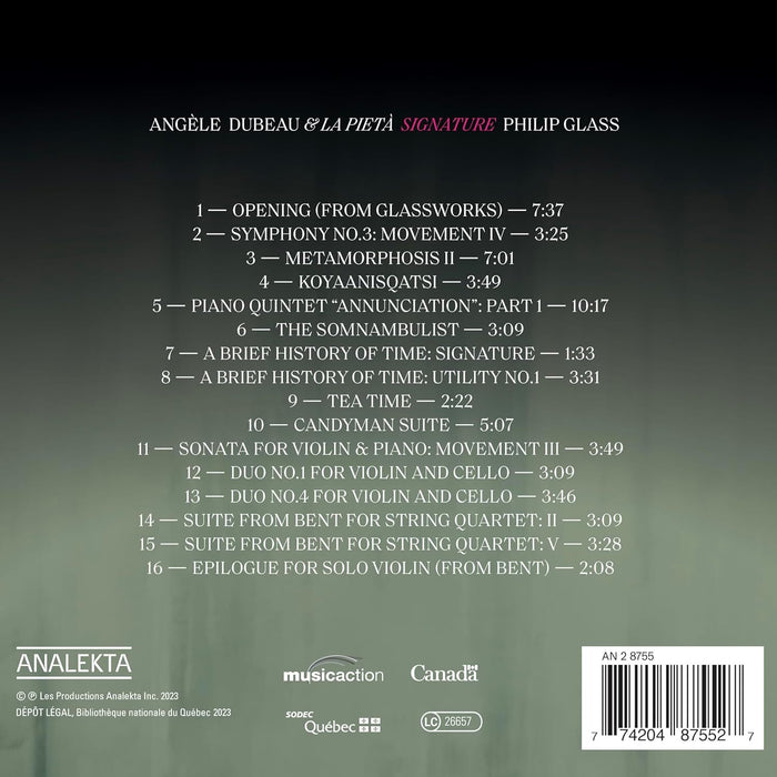 Angèle Dubeau & La Pietà: Signature