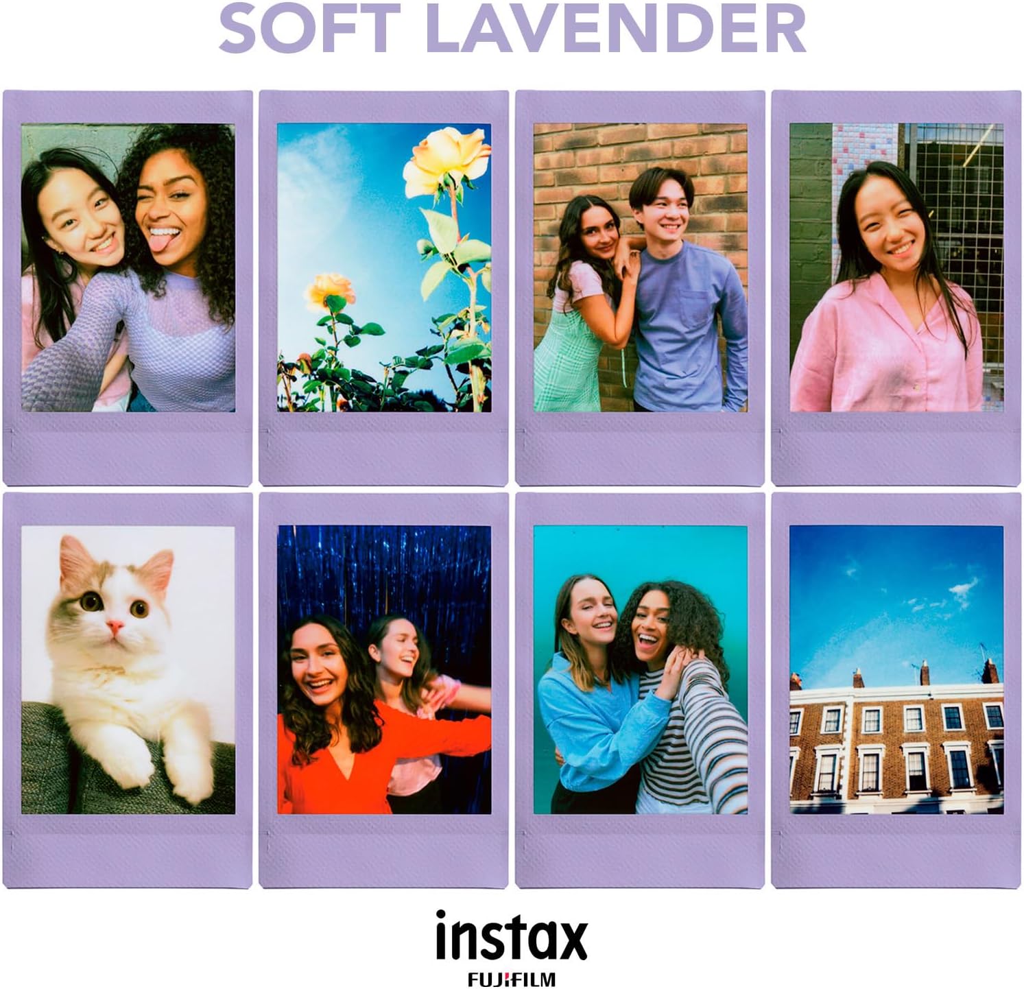 instax instant mini film 10 shot pack, Soft Lavender