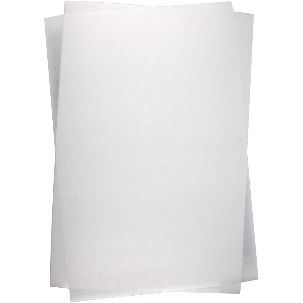 Creativ 79095 Shrink Plastic Sheets, sheet 20x30 cm, Gloss transparent, 10sheets