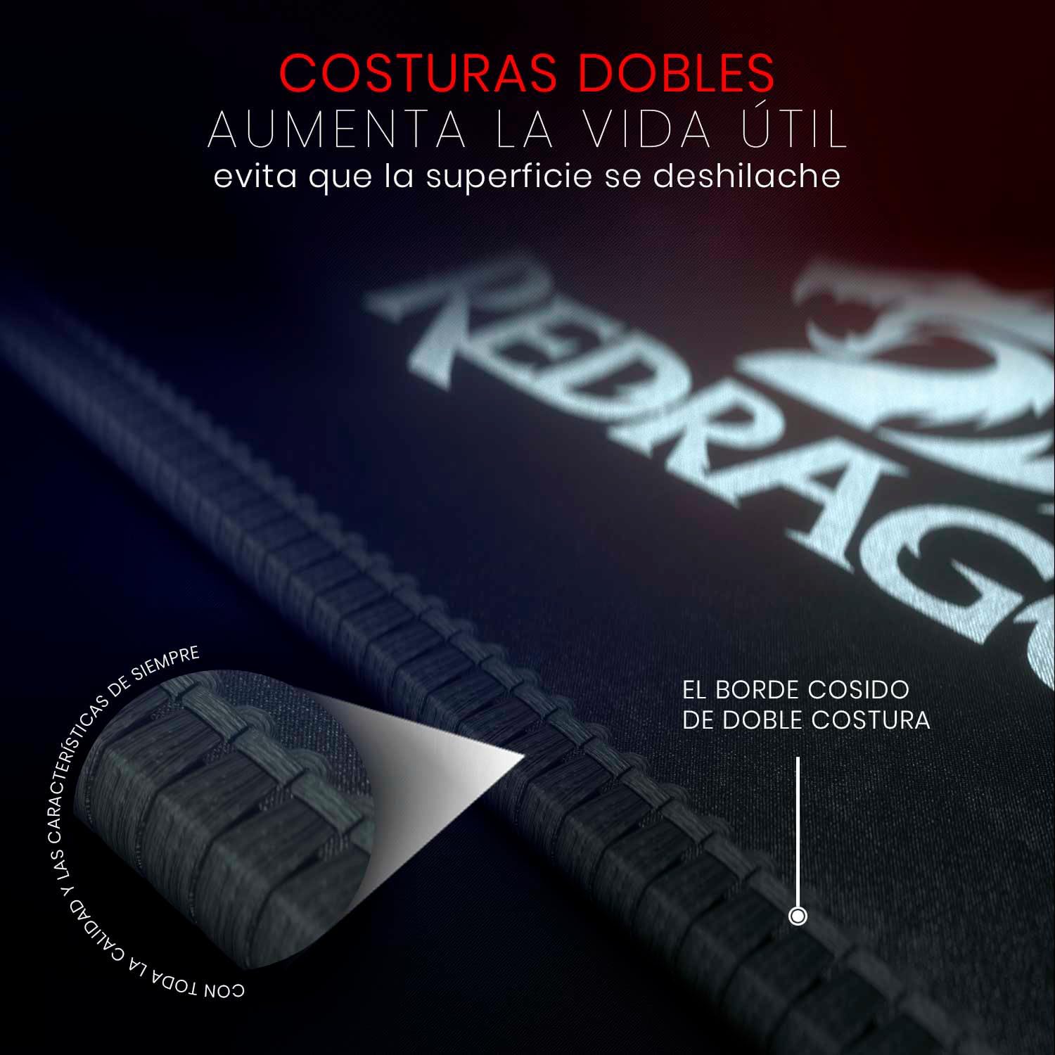 Redragon P031 Flick L Mouse Pad with Stitched Edges, Waterproof, for Work, Games, Office, Home
