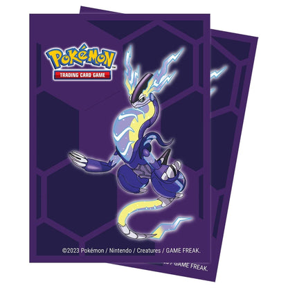 Ultra Pro Pokemon Miraidon Card Sleeve (65 Sleeves, PVC, Purple