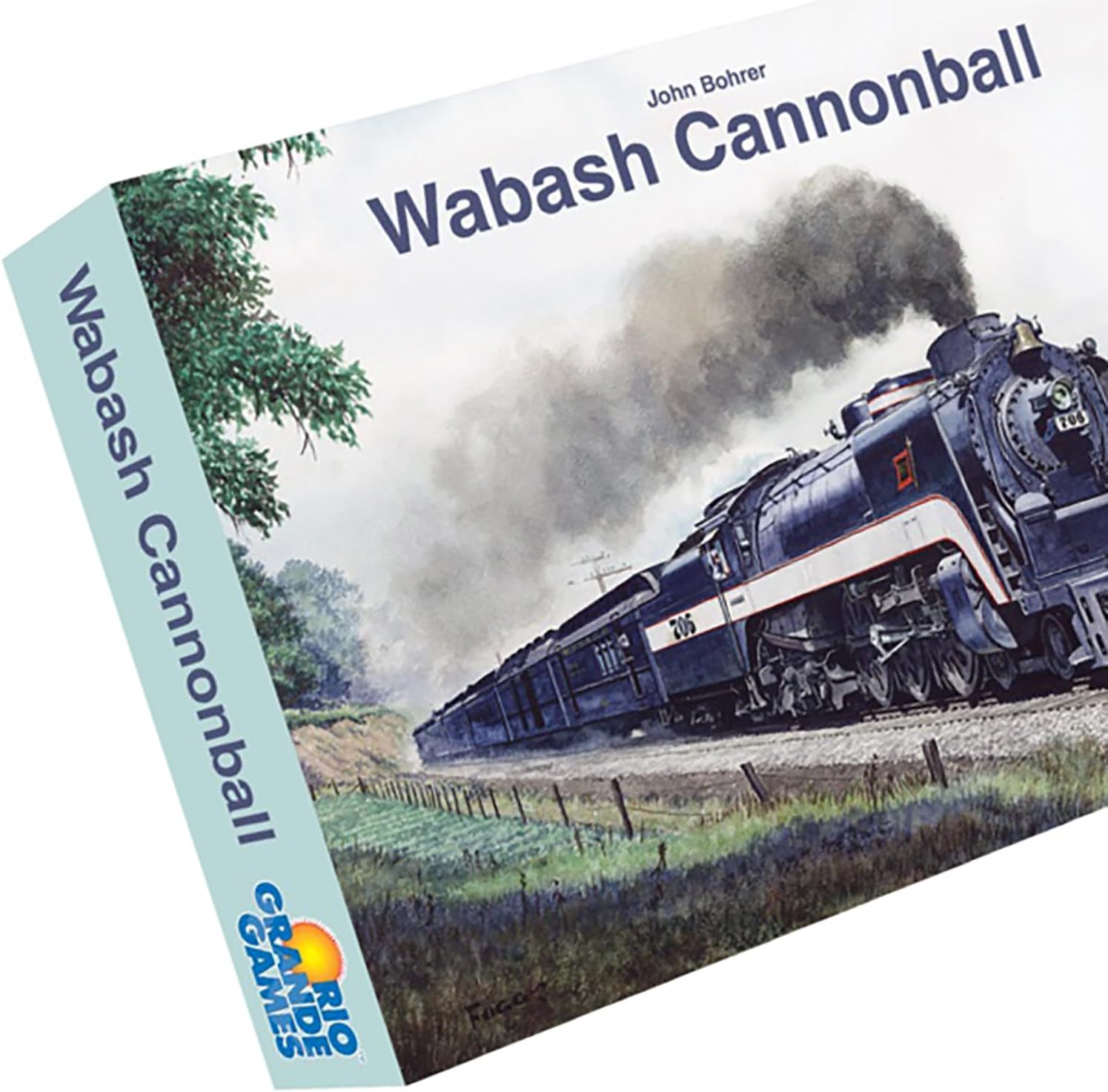 Rio Grande Games: Wabash Cannonball - Train Board Game, Railroads of The Eastern US, Ages 14+, 3-6 Players, 30-60 Min