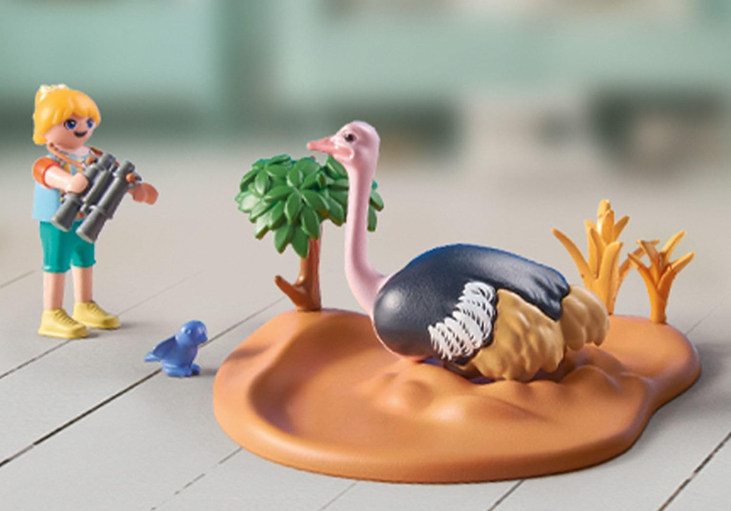 Playmobil 71296 Wiltopia Ostrich Nest, Safari experience with Animal Learning Effect, Educational Toy made of Sustainable material, Fun Imaginative Role-Play, PlaySets Suitable for Children Ages 4+
