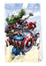 Procos 35134 Avengers Party Bags, Mehrfarbig