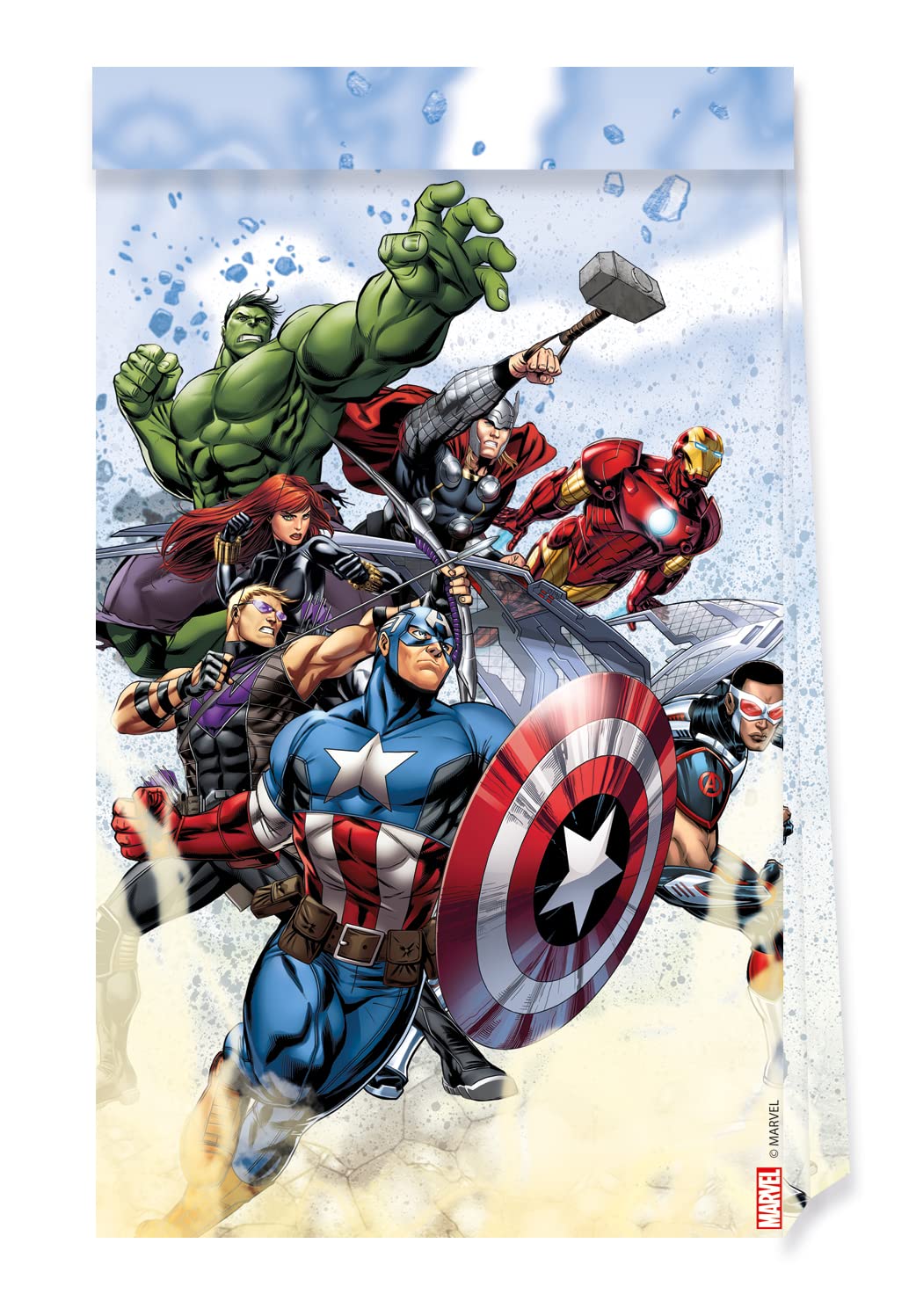 Procos 35134 Avengers Party Bags, Mehrfarbig