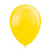 Globos Ballonnen metallic 30 cm latex geel 10 stuks