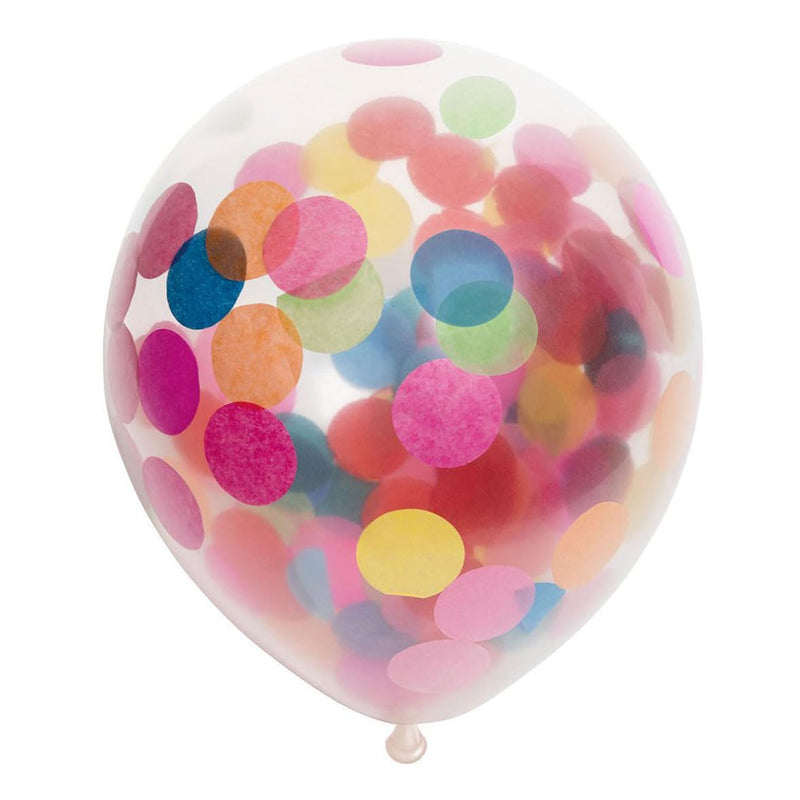 Globos Balloons – Confetti – Bont – 30 cm – Pack of 6