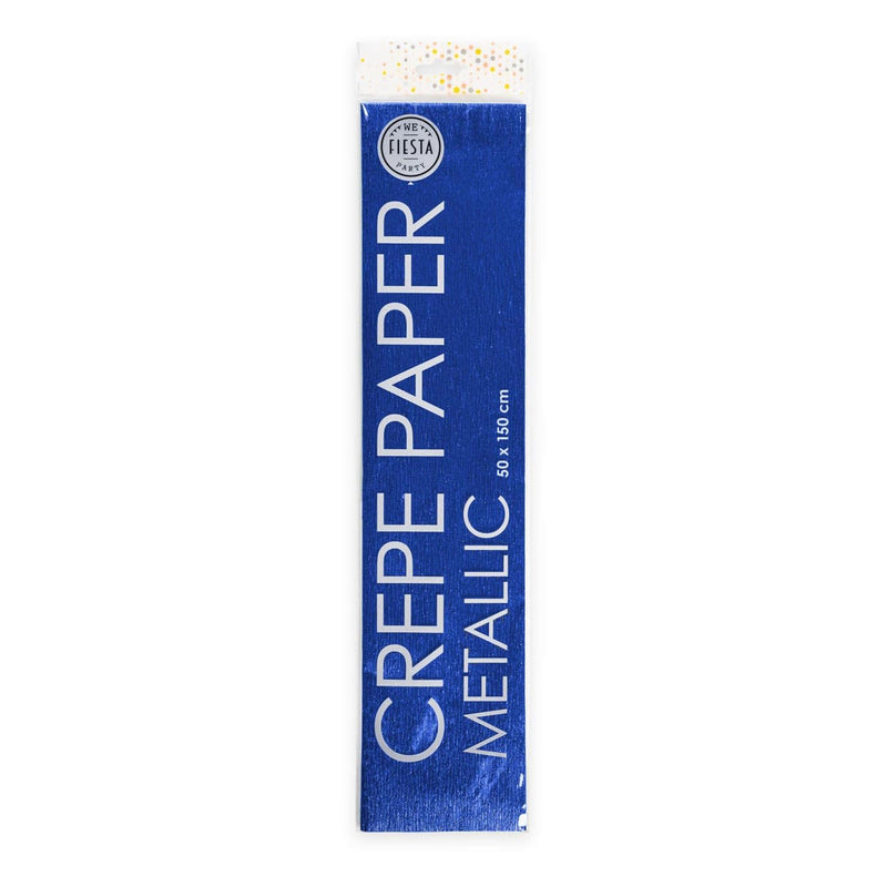 Globos Crepe Paper Metallic 150 x 50 cm Dark Blue
