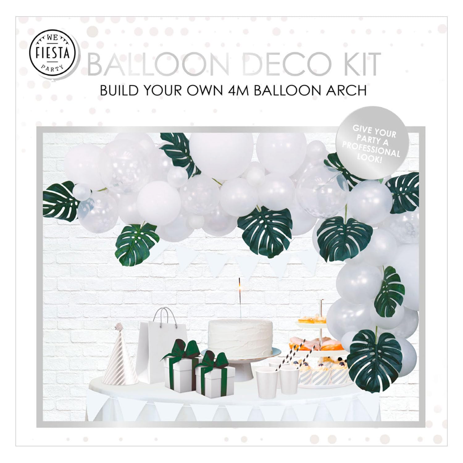 Globos - Ballonnen Boog Set Wit