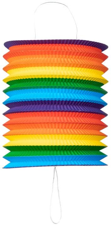 Globos - Papieren Lantaarn Regenboog 16cm