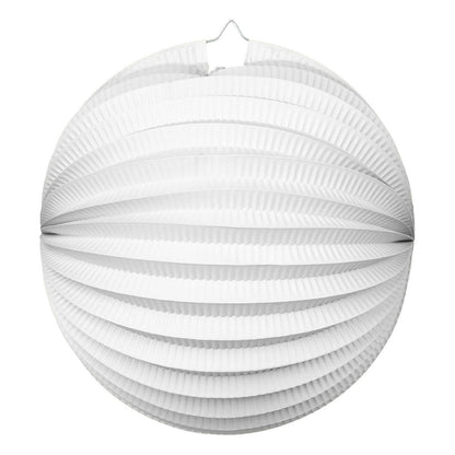 Globos - Papieren Lantaarn Rond Wit 25cm