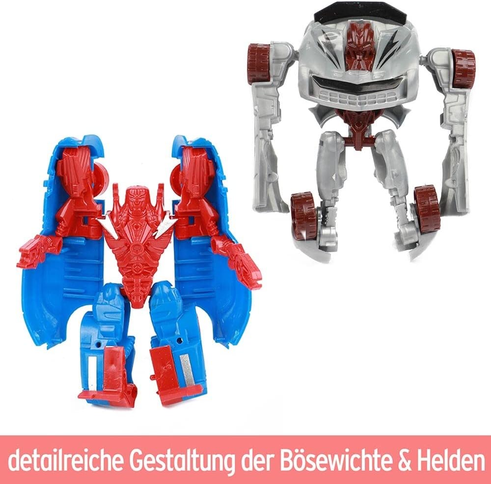 BEMIRO Roboforces Verwandlungsroboter und Rennauto - 2in1