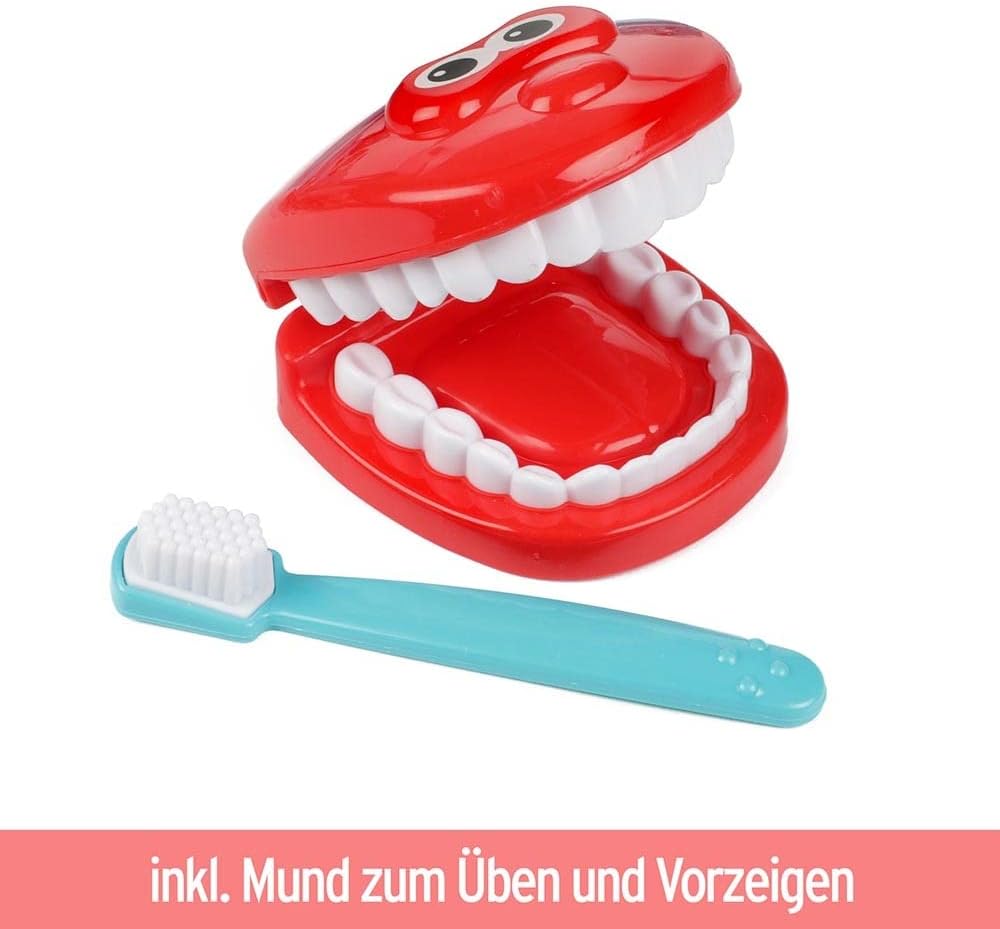 BEMIRO Dentist Toy for Children Case Set - 10 Pieces with Comfortable Case
