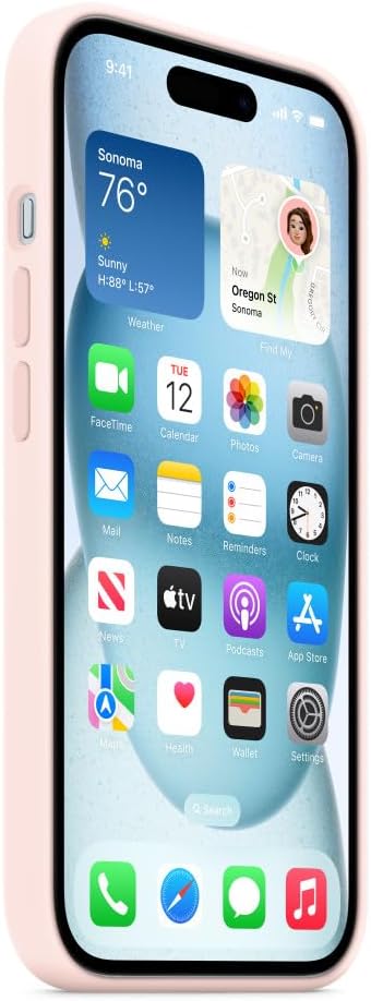 Mobile Cover Apple Pink Iphone 15