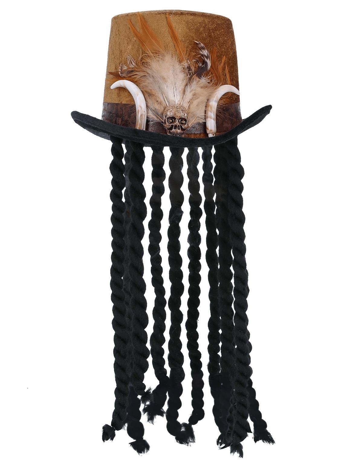 Smiffys Deluxe Witch Doctor Top Hat