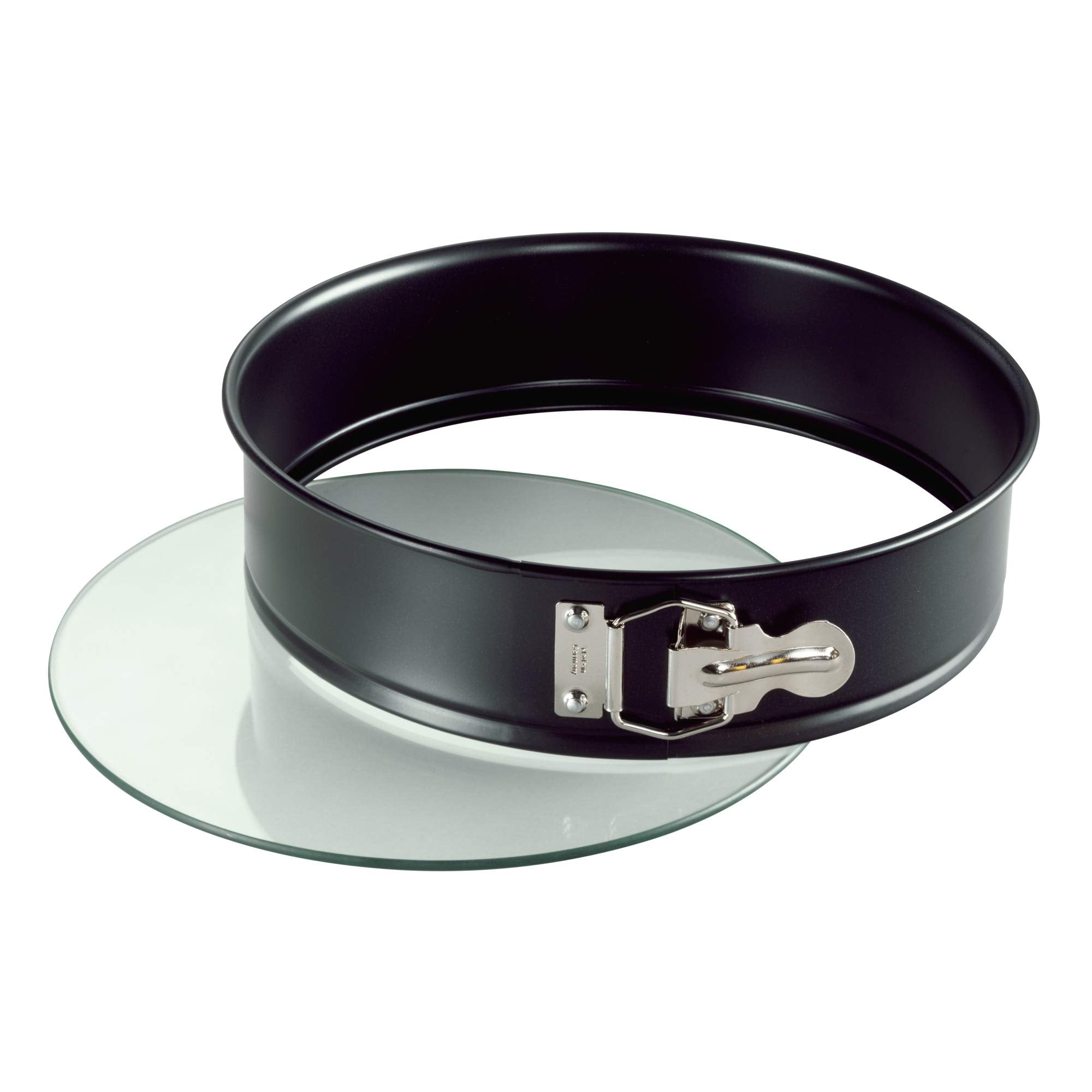WMF Glass Bottom Springform Pan Crystal Good Non-Stick Coating Scratch-Resistant Glass Base Ready to Serve, 28 cm