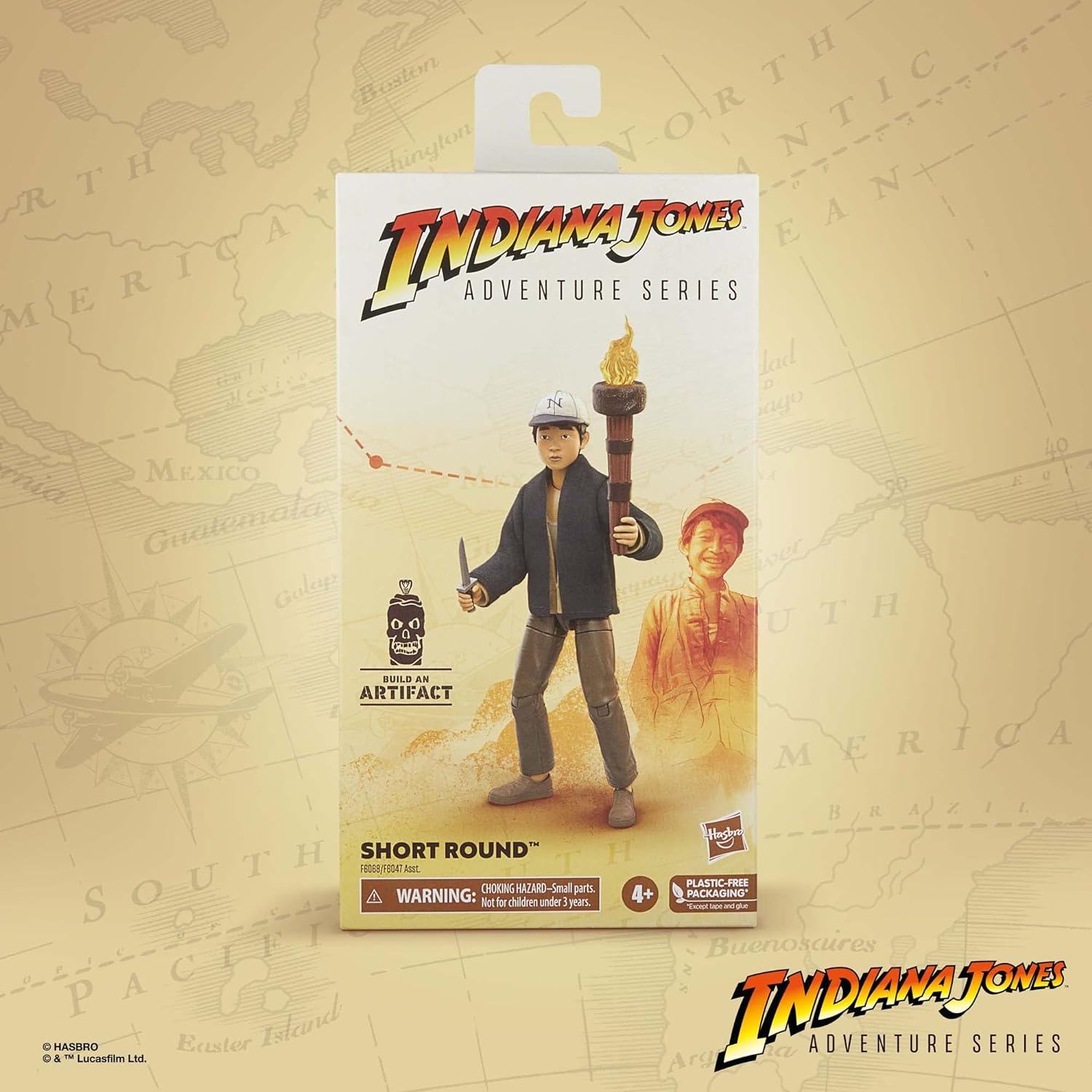 Hasbro Indiana Jones and the Temple of Doom Adventure Series Short Round, 6” Indiana Jones Action Figures