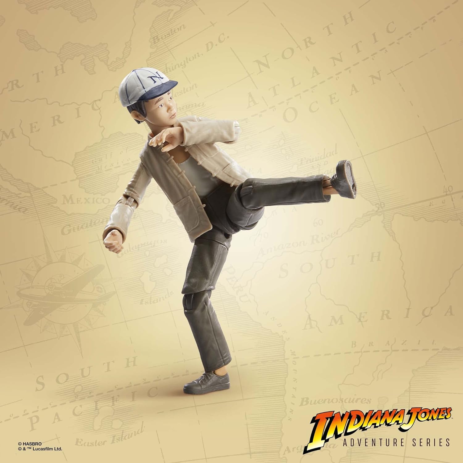 Hasbro Indiana Jones and the Temple of Doom Adventure Series Short Round, 6” Indiana Jones Action Figures