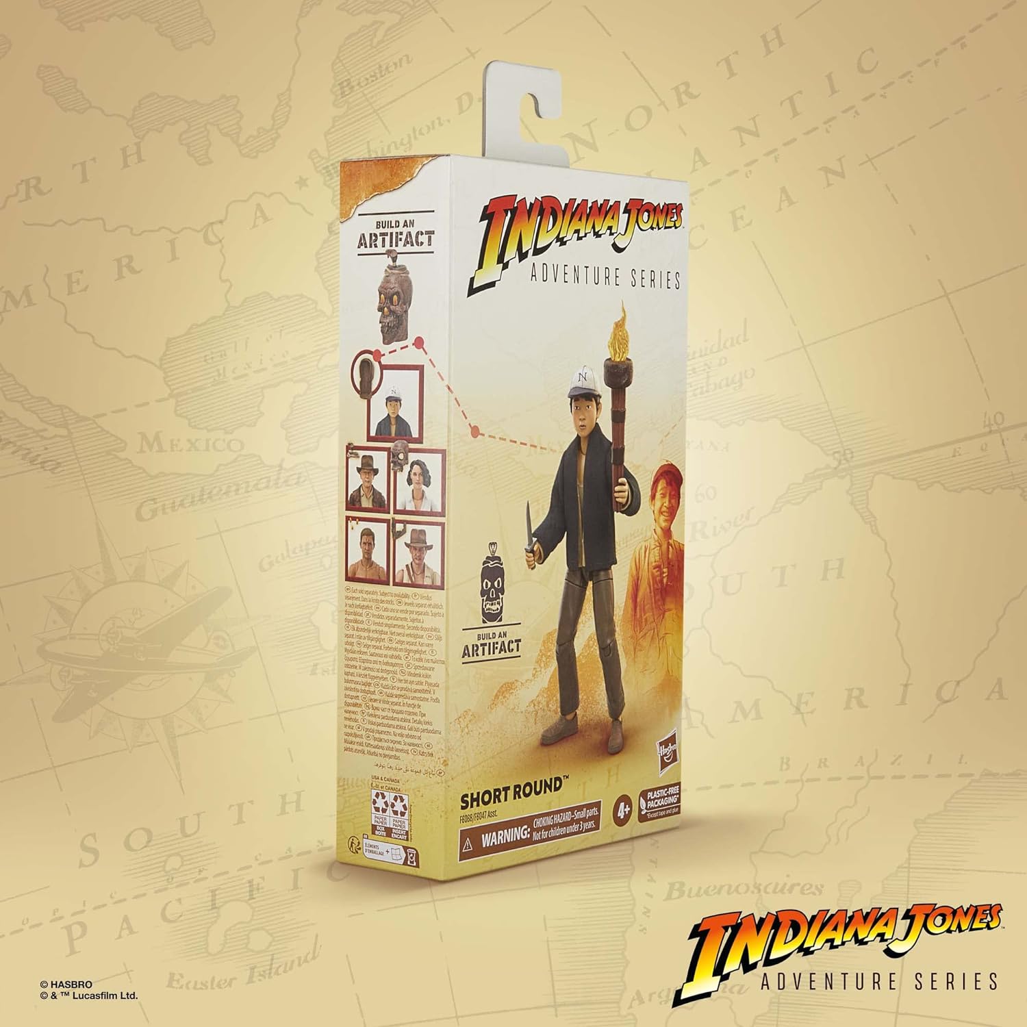 Hasbro Indiana Jones and the Temple of Doom Adventure Series Short Round, 6” Indiana Jones Action Figures