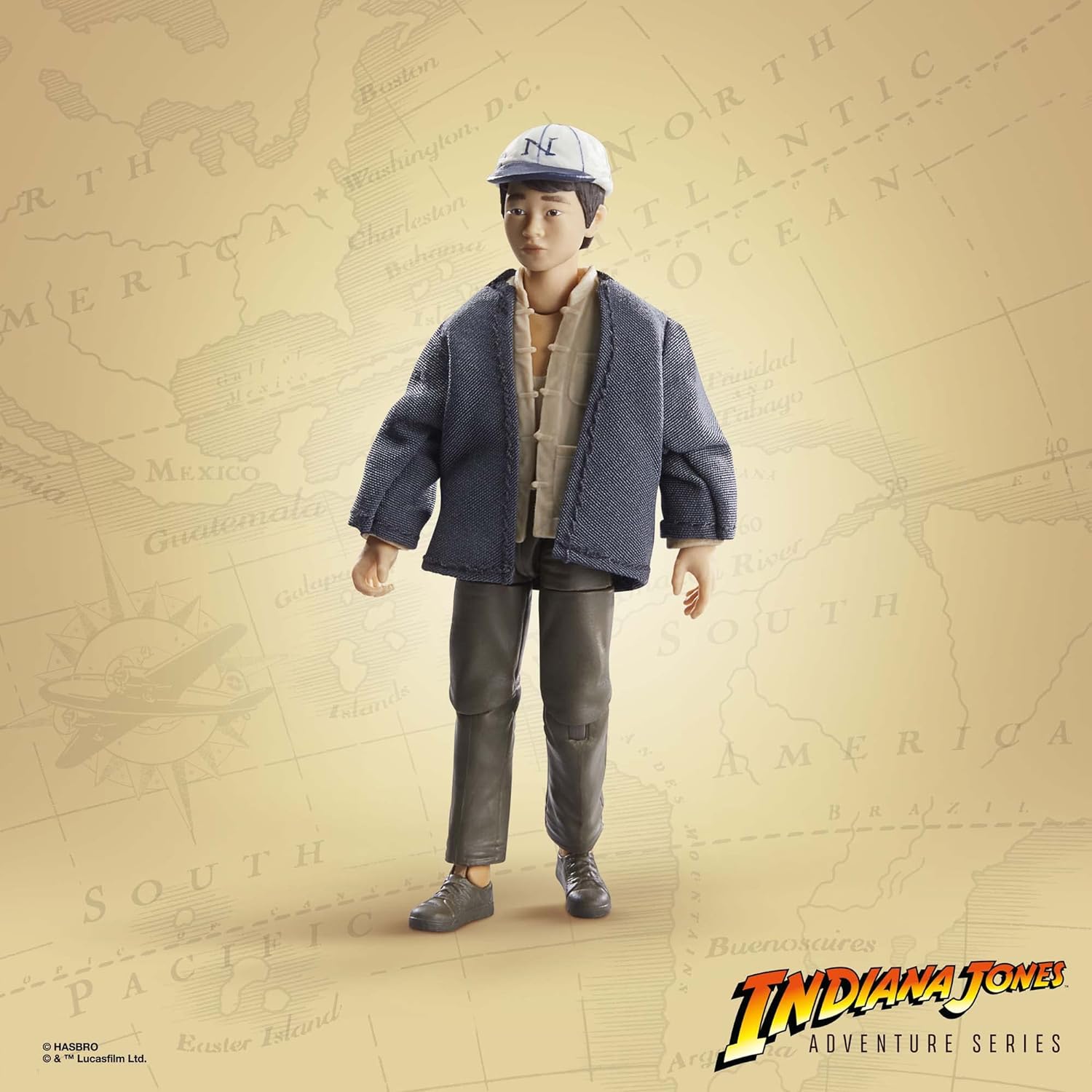 Hasbro Indiana Jones and the Temple of Doom Adventure Series Short Round, 6” Indiana Jones Action Figures