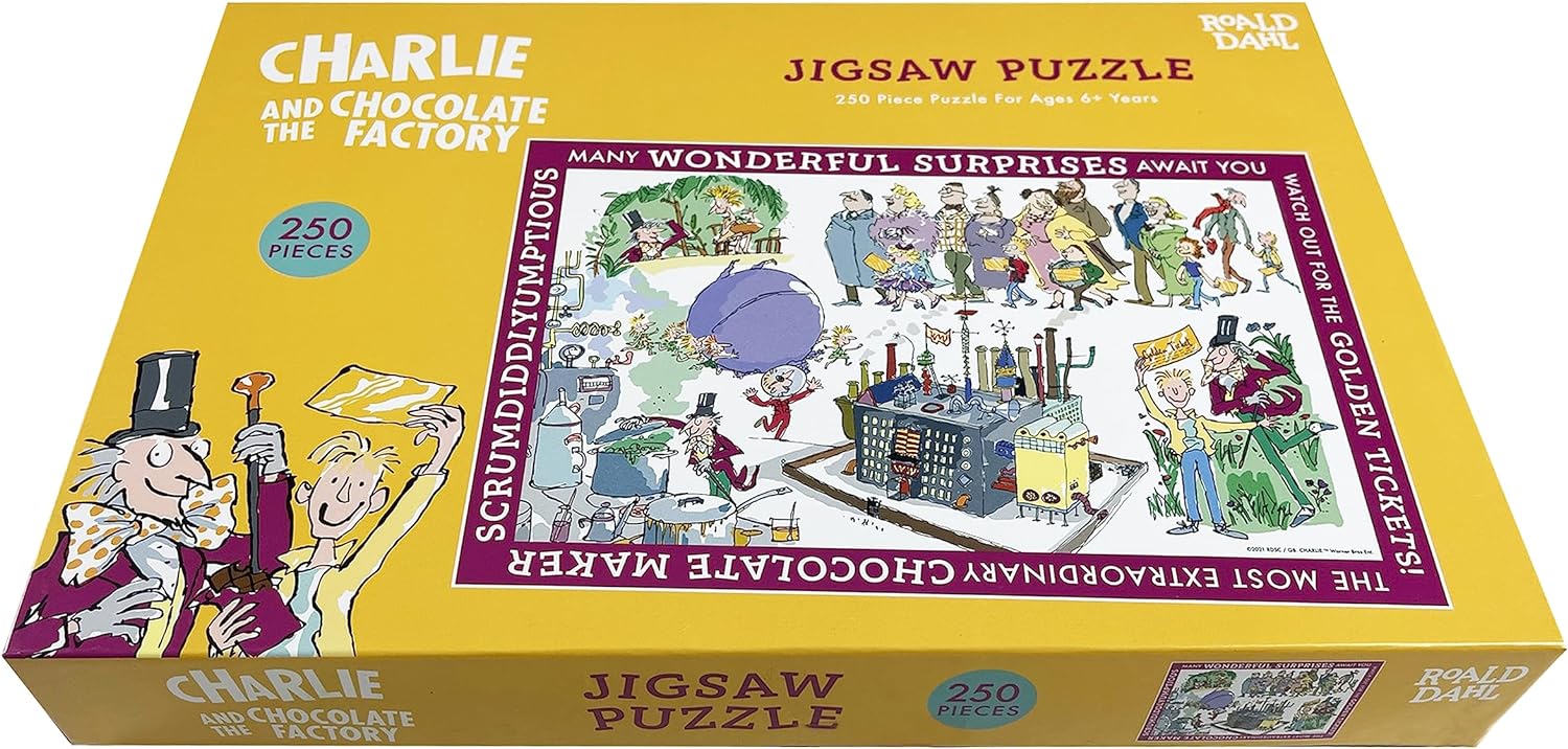 Roald Dahl and The Factory Puzzle Charlie y Chocolatería 250 piezas, U08495