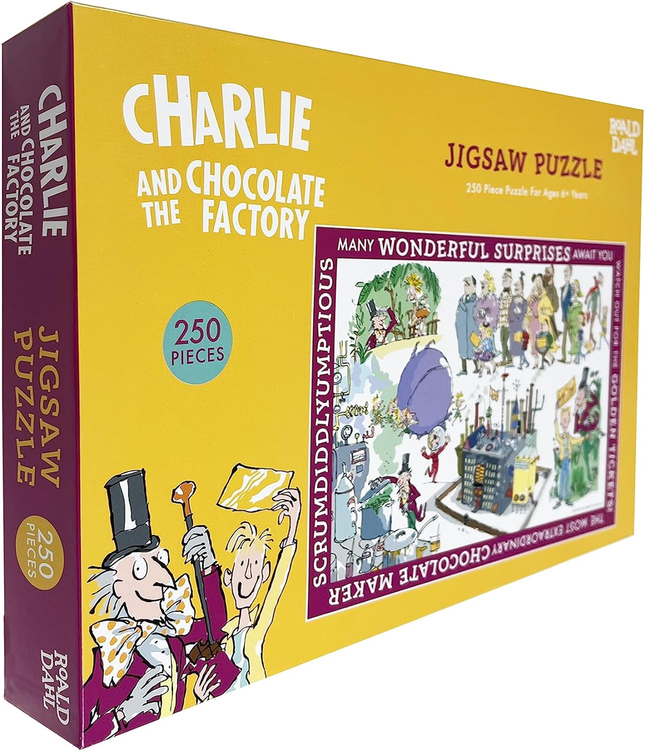 Roald Dahl and The Factory Puzzle Charlie y Chocolatería 250 piezas, U08495