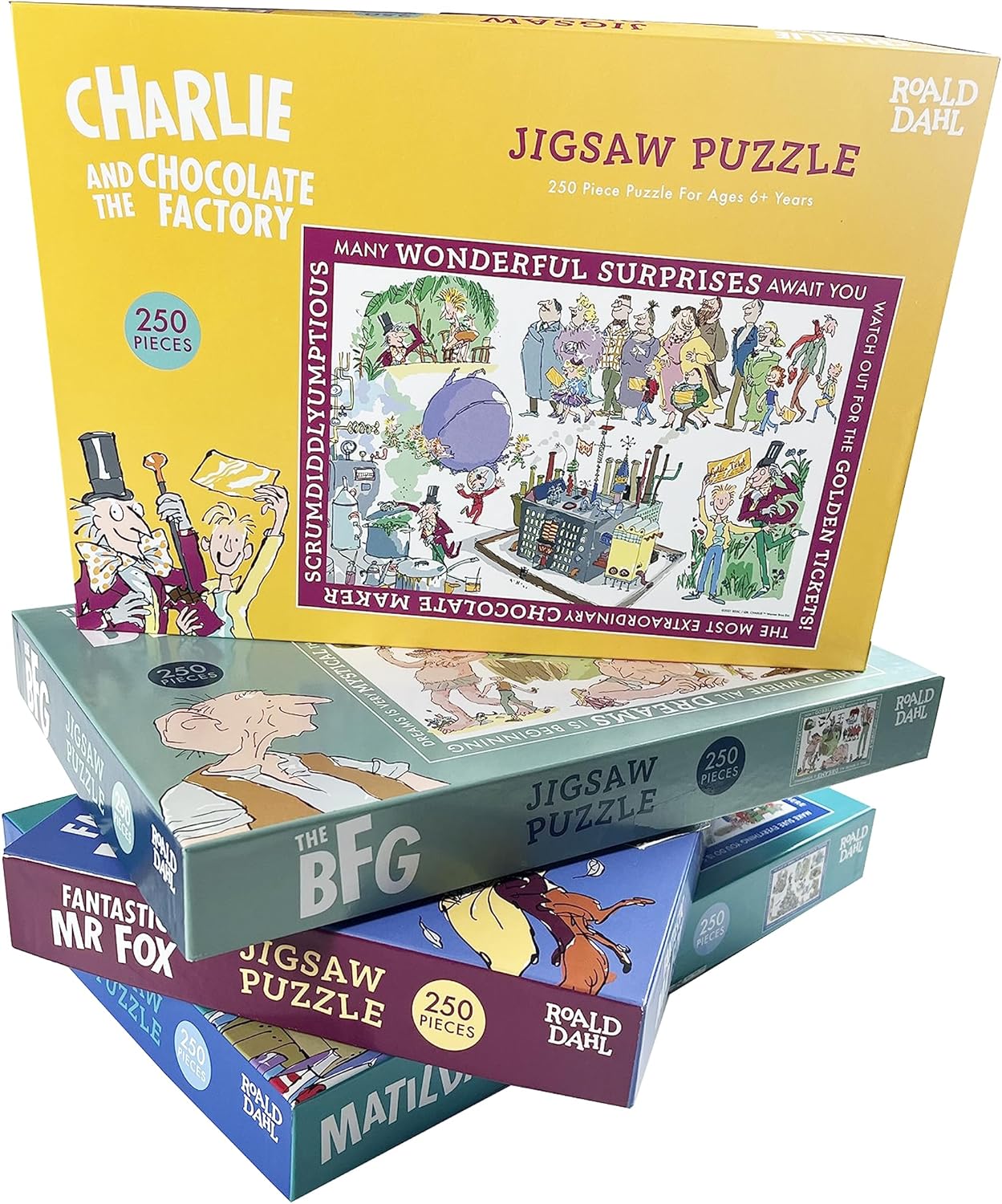 Roald Dahl and The Factory Puzzle Charlie y Chocolatería 250 piezas, U08495