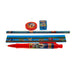 Sonic The Hedgehog Stationery Set, 5-Piece Sonic Pencil Case with School Supplies - Official Merchandise