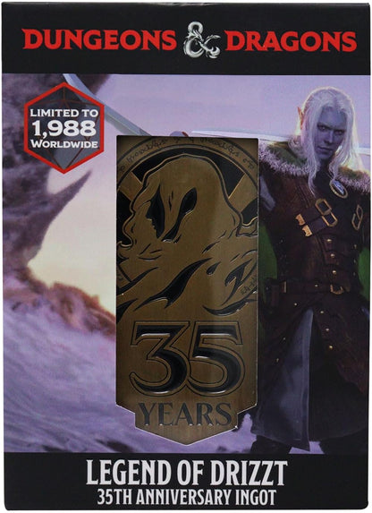 Fanattik Dungeons & Dragons Lingot 35th Anniversary Legend of Drizzt Limited Edition