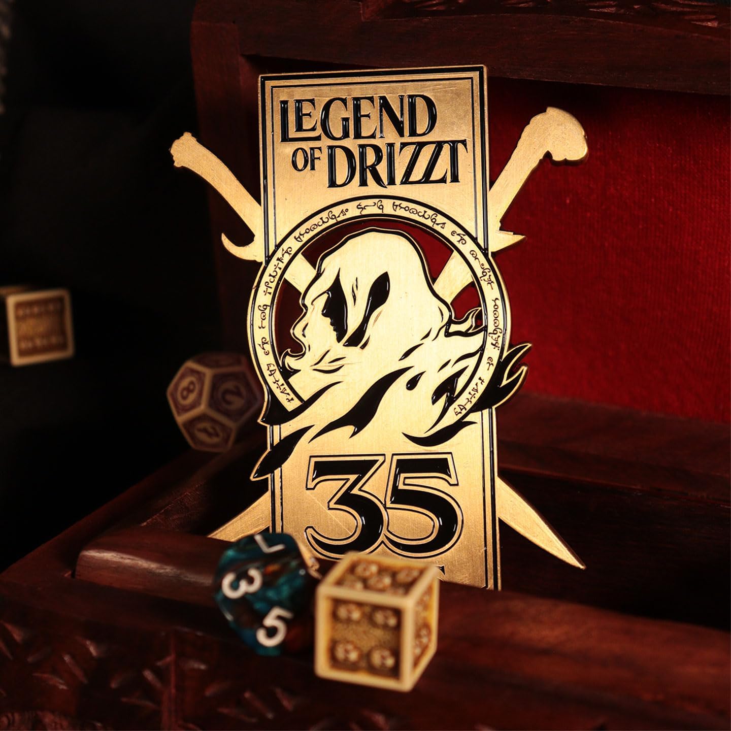 Fanattik Dungeons & Dragons Lingot 35th Anniversary Legend of Drizzt Limited Edition