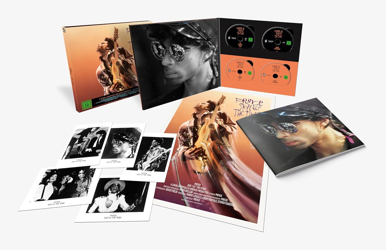 Prince – Sign "O" the Times (Limited Deluxe Edition) (2 Blu-rays + 2 DVDs) - Classic Artwork