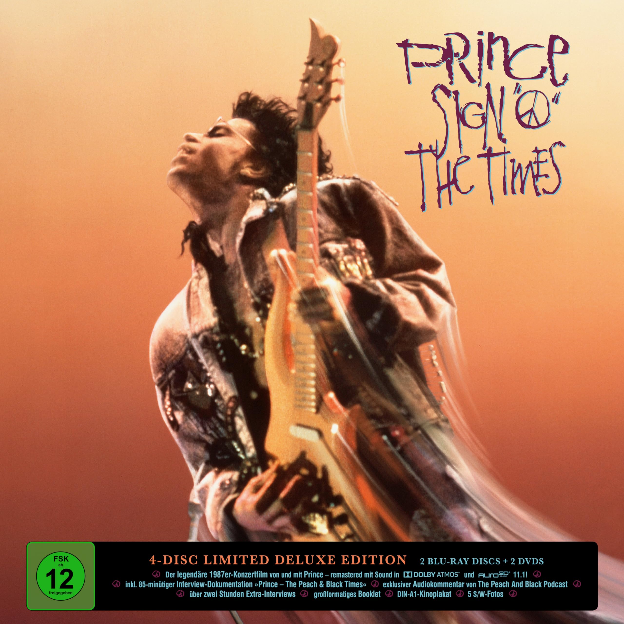 Prince – Sign "O" the Times (Limited Deluxe Edition) (2 Blu-rays + 2 DVDs) - Classic Artwork