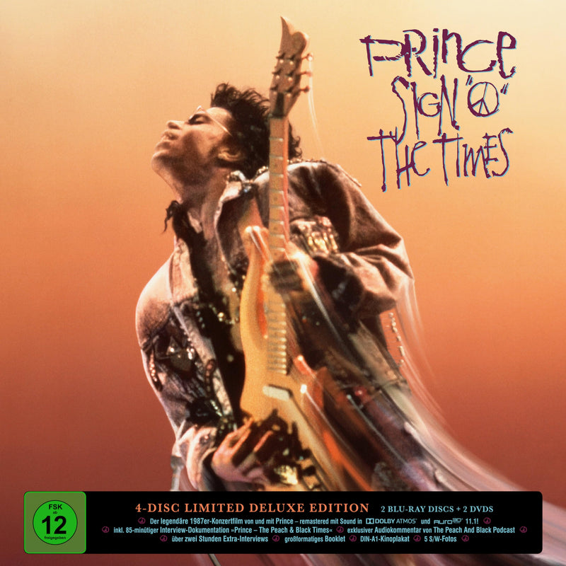 Prince – Sign "O" the Times (Limited Deluxe Edition) (2 Blu-rays + 2 DVDs) - Classic Artwork