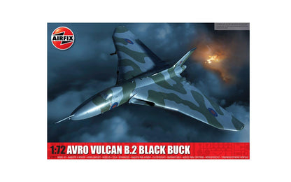 Airfix Model Set - A12013 Avro Vulcan B.2 BLACK BUCK Model Building Kit - Plastic Model Plane Kits for Adults & Children 8+, Set Includes Sprues & Decals - 1:72 Scale Model