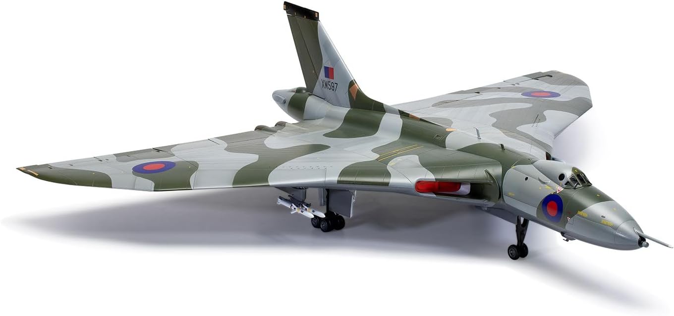 Airfix Model Set - A12013 Avro Vulcan B.2 BLACK BUCK Model Building Kit - Plastic Model Plane Kits for Adults & Children 8+, Set Includes Sprues & Decals - 1:72 Scale Model