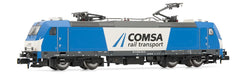 COMSA Elektrolokomotive 253, blau-weiß lackiert, Epoche VI
