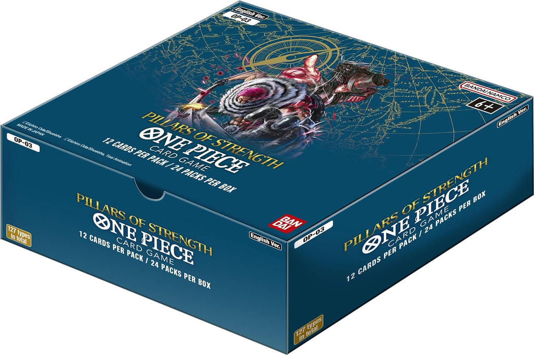 Bandai | One Piece Card Game:  Pillars of Strength (OP-03) - Booster Display | Trading Card Game | Ages 6+ | 2 Players | 20-30 Minutes Playing Time
