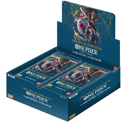 Bandai | One Piece Card Game:  Pillars of Strength (OP-03) - Booster Display | Trading Card Game | Ages 6+ | 2 Players | 20-30 Minutes Playing Time
