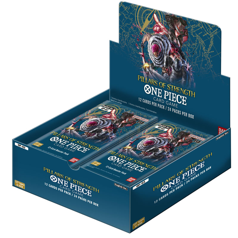 Bandai | One Piece Card Game:  Pillars of Strength (OP-03) - Booster Display | Trading Card Game | Ages 6+ | 2 Players | 20-30 Minutes Playing Time
