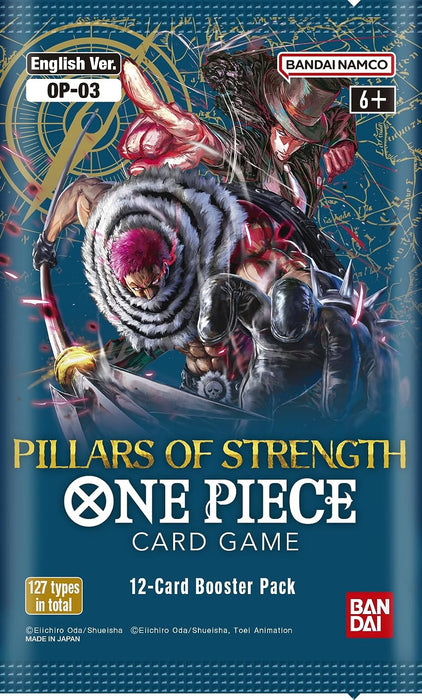 Bandai | One Piece Card Game:  Pillars of Strength (OP-03) - Booster Display | Trading Card Game | Ages 6+ | 2 Players | 20-30 Minutes Playing Time