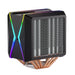 Redragon C218 Dual Tower CPU Air Cooler, A-RGB CPU Cooling Fan, 120mm PWM Low Noise, 6 Heat Pipes Aluminium Heatsink PBT Shell Cover, for Intel 1700/115X/1200, AMD AM4/AM5