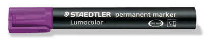 Staedtler Lumocolor Permanent Marker 350-6 Chisel Tip - Violet (Pack of 10