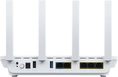 ASUS ExpertWiFi EBR63 (AX3000), All-in-One Access Point with Router, Switch and Security Gateway, Supports up to 5 SSIDs and VLAN, Customized Guest Portal, Commercial-grade Network Security