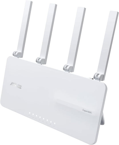 ASUS ExpertWiFi EBR63 (AX3000), All-in-One Access Point with Router, Switch and Security Gateway, Supports up to 5 SSIDs and VLAN, Customized Guest Portal, Commercial-grade Network Security