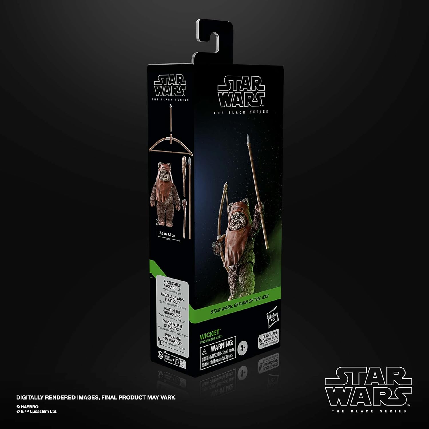 Star Wars The Black Series Wicket W. Warrick, Star Wars: Return of the Jedi 6-Inch Action Figures