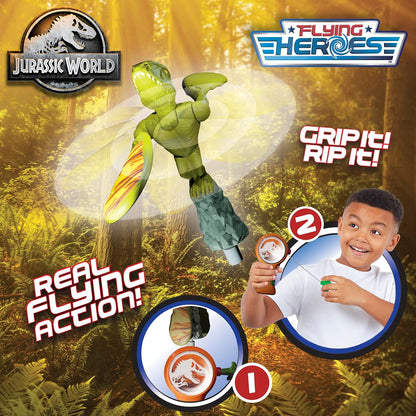 Flying Heroes 07982 Jurassic Sonic & Tails Dimorphadon Tirez le cordon pour le regarder voler World Jouet dinosaure Cadeau idéal pour garçons âgés de 4 à 7 ans